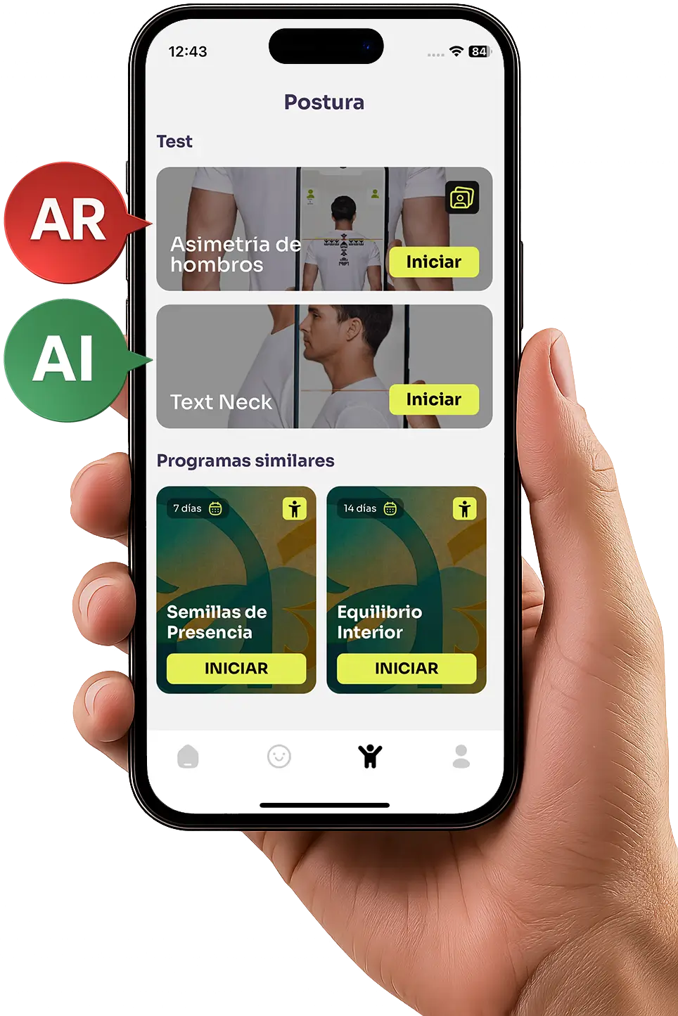Análisis postural con CIAMO usando realidad aumentada